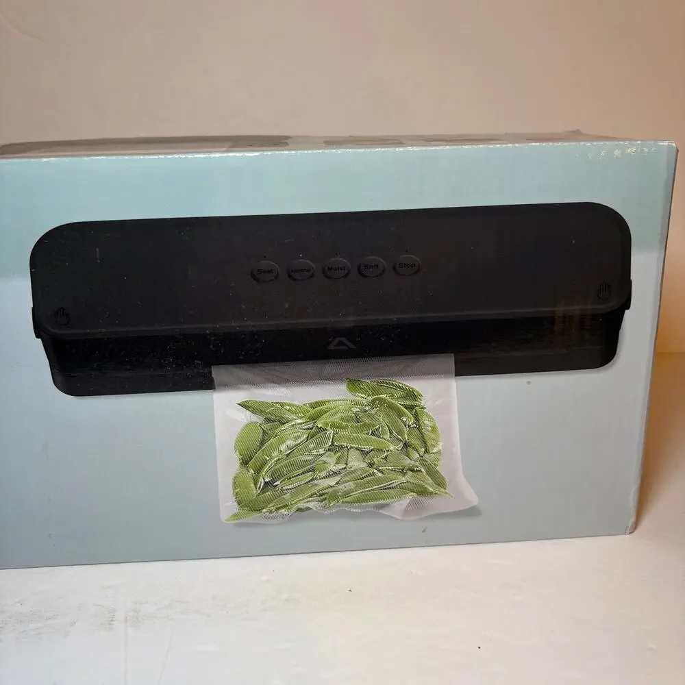 Ambiano Vacuum Food Sealer Black - New Including Starter Kit w/ Bags & Film